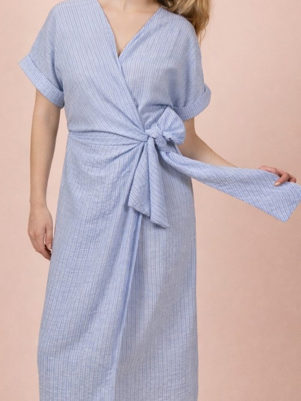 Wrap Midi Dress